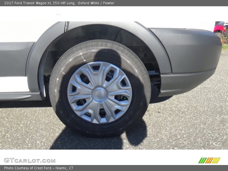 Oxford White / Pewter 2017 Ford Transit Wagon XL 350 HR Long