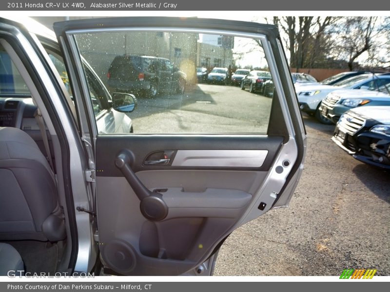 Alabaster Silver Metallic / Gray 2011 Honda CR-V LX 4WD