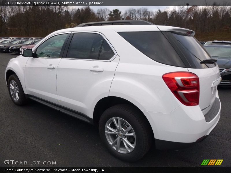 Summit White / Jet Black 2017 Chevrolet Equinox LT AWD