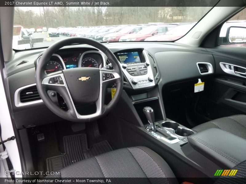 Summit White / Jet Black 2017 Chevrolet Equinox LT AWD