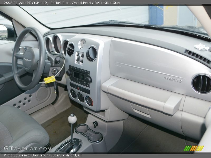 Brilliant Black Crystal Pearl / Pastel Slate Gray 2008 Chrysler PT Cruiser LX