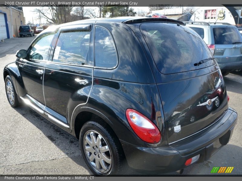 Brilliant Black Crystal Pearl / Pastel Slate Gray 2008 Chrysler PT Cruiser LX