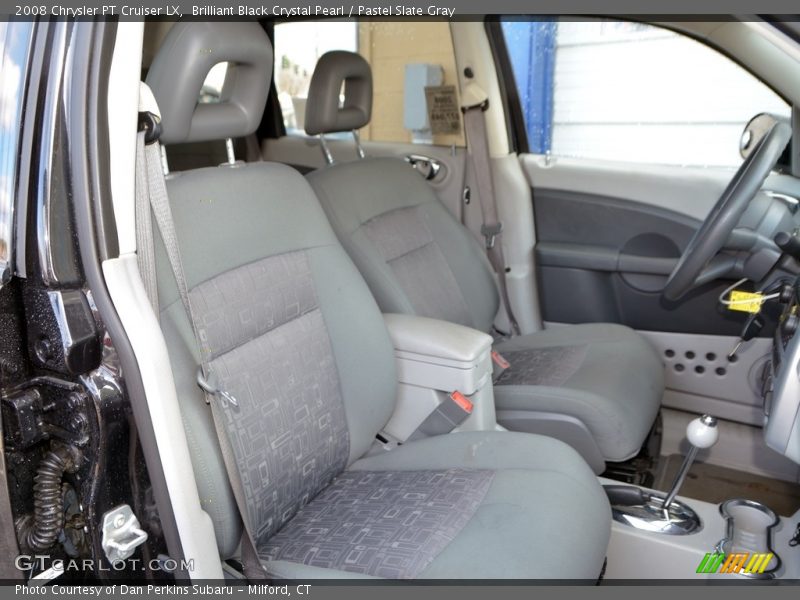 Brilliant Black Crystal Pearl / Pastel Slate Gray 2008 Chrysler PT Cruiser LX