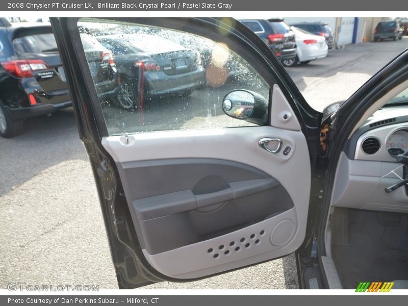 Brilliant Black Crystal Pearl / Pastel Slate Gray 2008 Chrysler PT Cruiser LX