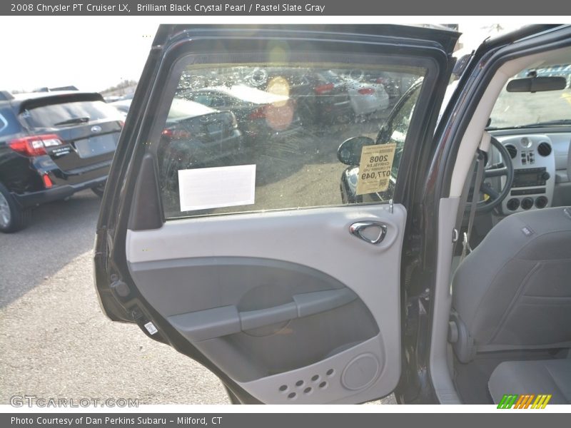 Brilliant Black Crystal Pearl / Pastel Slate Gray 2008 Chrysler PT Cruiser LX