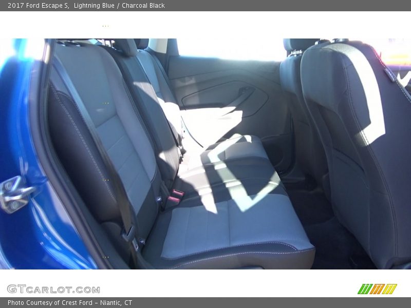 Lightning Blue / Charcoal Black 2017 Ford Escape S