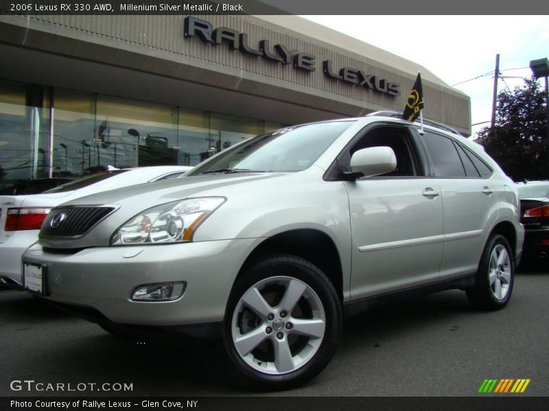 Millenium Silver Metallic / Black 2006 Lexus RX 330 AWD