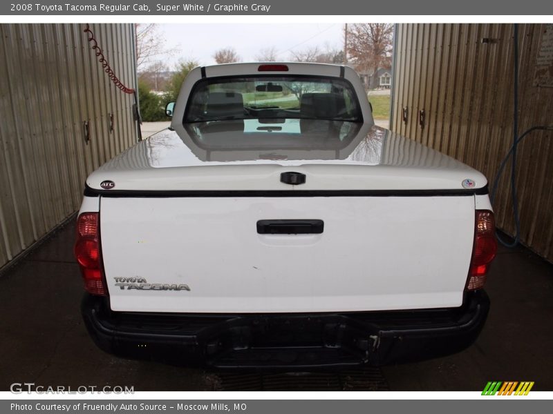 Super White / Graphite Gray 2008 Toyota Tacoma Regular Cab