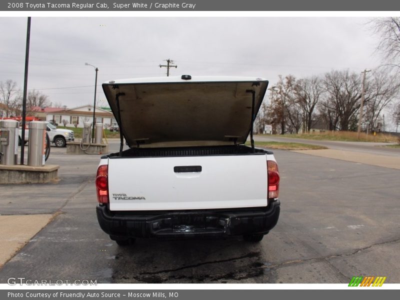 Super White / Graphite Gray 2008 Toyota Tacoma Regular Cab