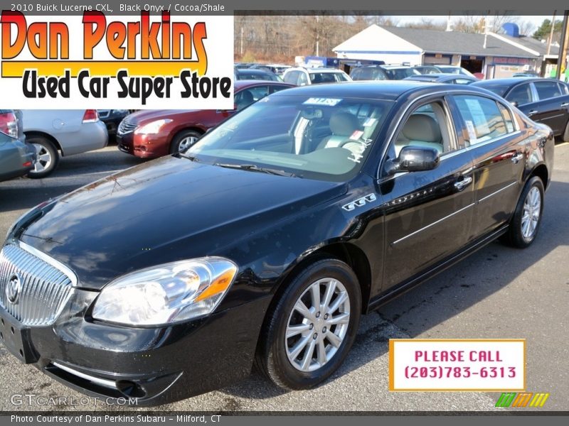 Black Onyx / Cocoa/Shale 2010 Buick Lucerne CXL