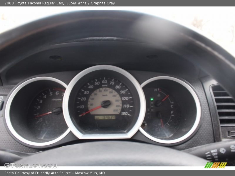 Super White / Graphite Gray 2008 Toyota Tacoma Regular Cab