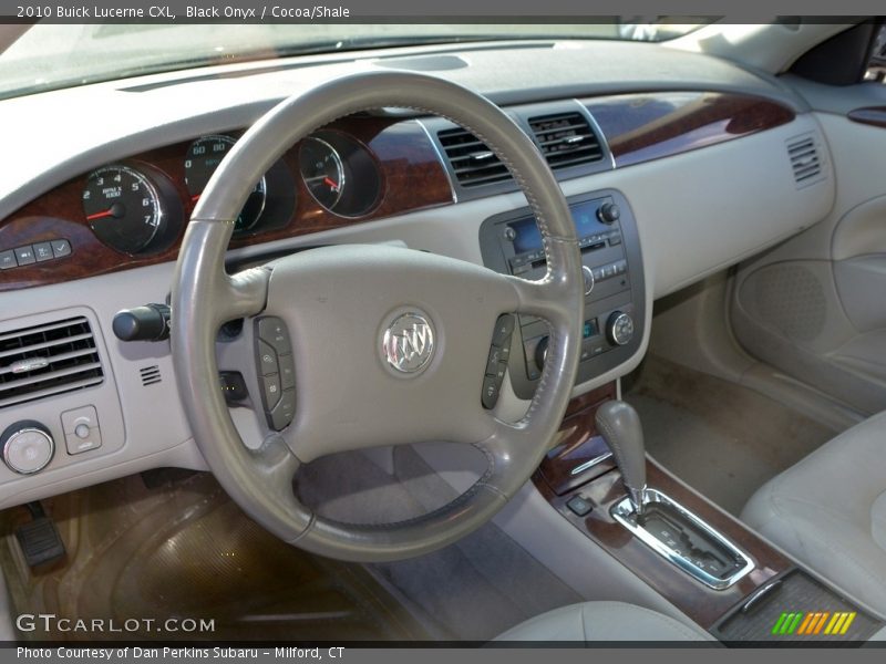 Black Onyx / Cocoa/Shale 2010 Buick Lucerne CXL