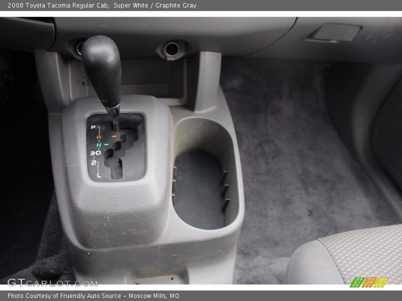 Super White / Graphite Gray 2008 Toyota Tacoma Regular Cab