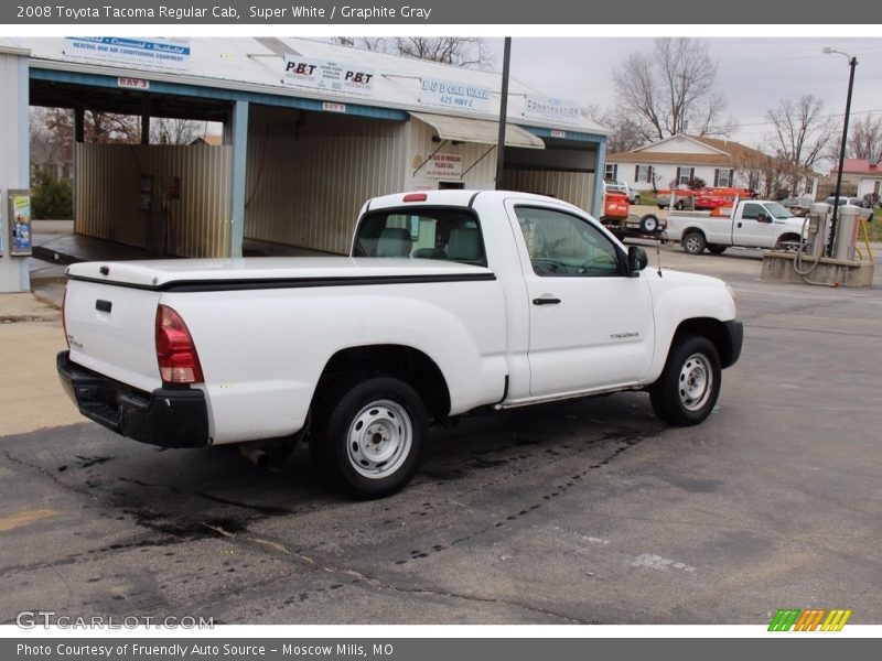 Super White / Graphite Gray 2008 Toyota Tacoma Regular Cab