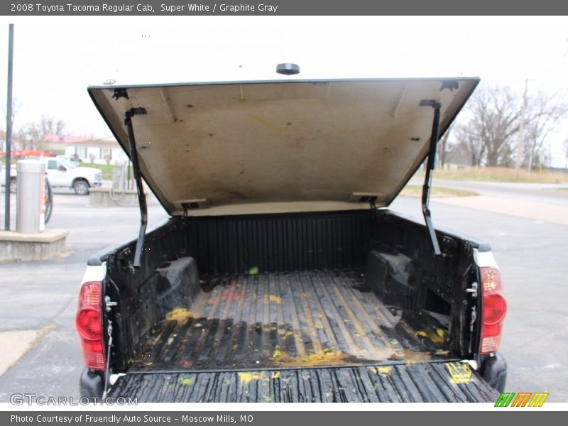 Super White / Graphite Gray 2008 Toyota Tacoma Regular Cab