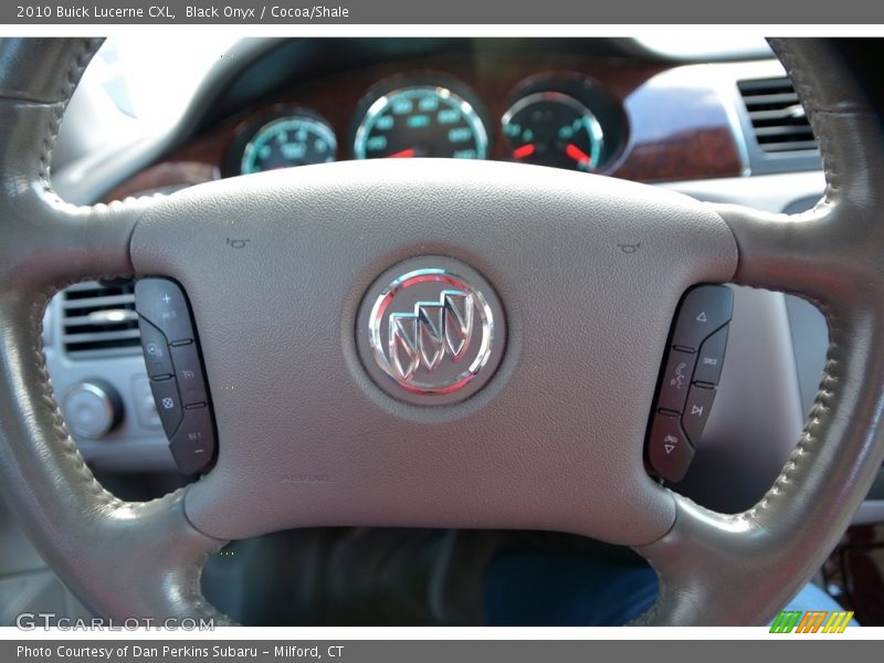 Black Onyx / Cocoa/Shale 2010 Buick Lucerne CXL