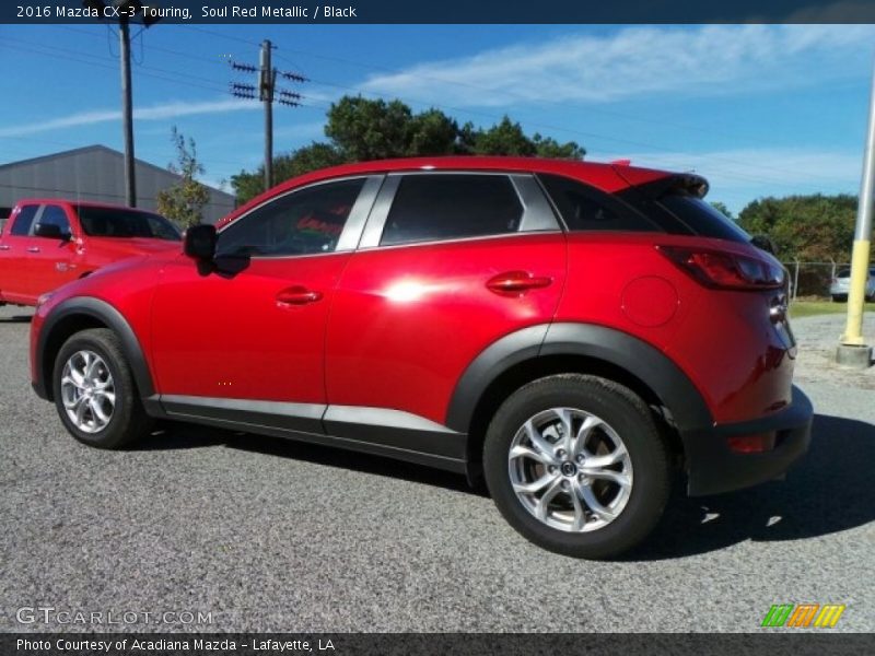 Soul Red Metallic / Black 2016 Mazda CX-3 Touring