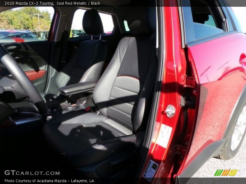 Soul Red Metallic / Black 2016 Mazda CX-3 Touring