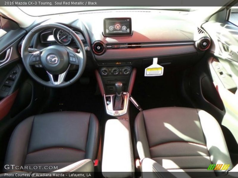 Soul Red Metallic / Black 2016 Mazda CX-3 Touring