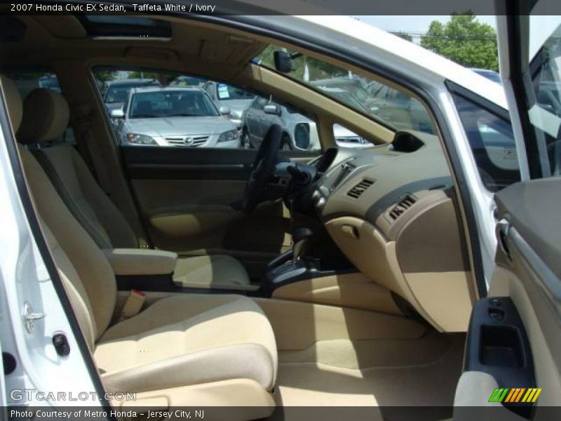 Taffeta White / Ivory 2007 Honda Civic EX Sedan