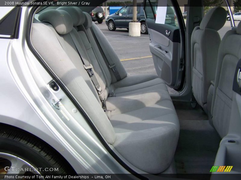 Bright Silver / Gray 2008 Hyundai Sonata SE V6