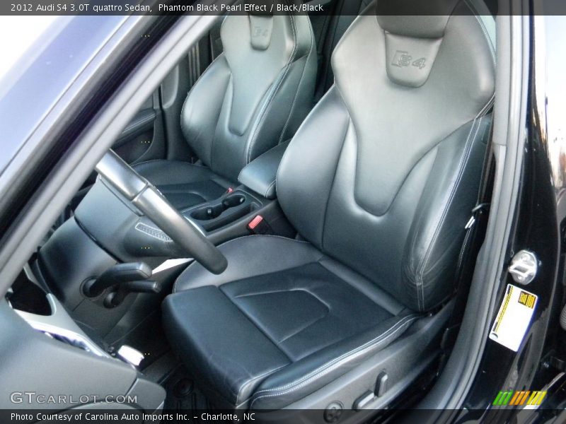 Front Seat of 2012 S4 3.0T quattro Sedan