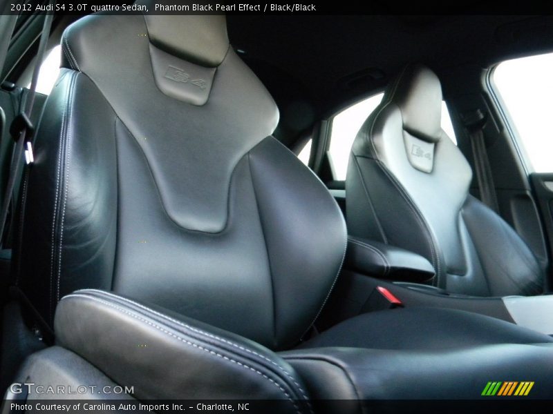 Phantom Black Pearl Effect / Black/Black 2012 Audi S4 3.0T quattro Sedan