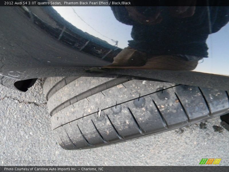 Phantom Black Pearl Effect / Black/Black 2012 Audi S4 3.0T quattro Sedan