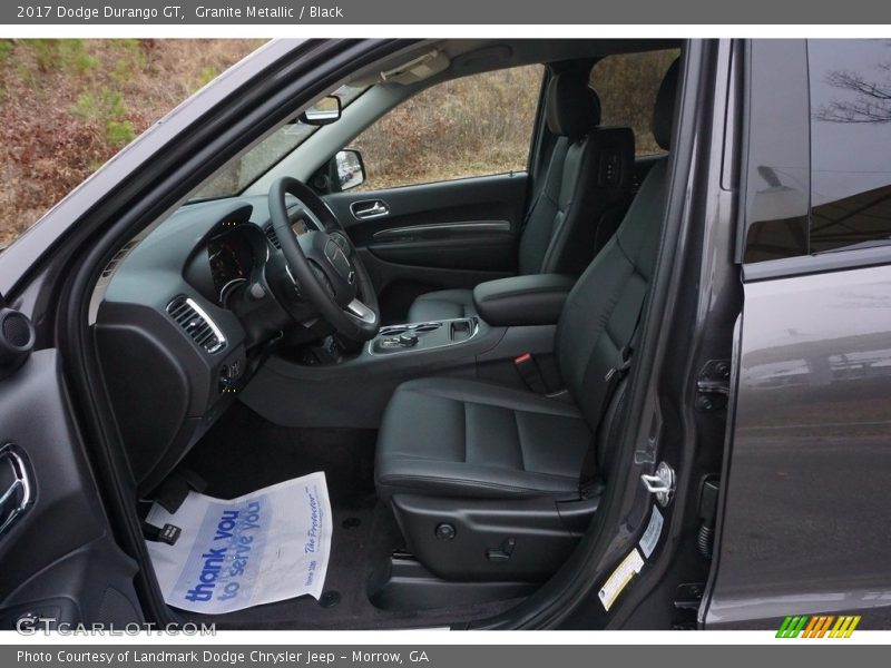 Granite Metallic / Black 2017 Dodge Durango GT