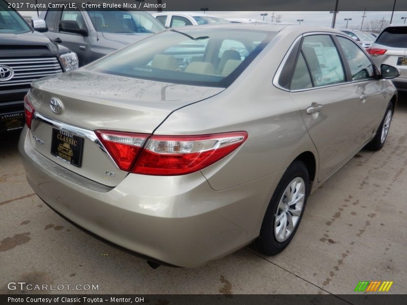 Creme Brulee Mica / Almond 2017 Toyota Camry LE