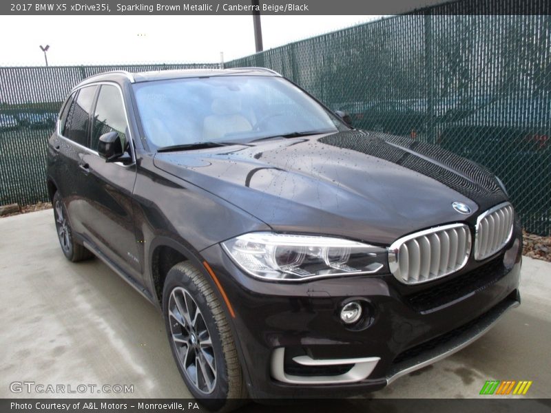 Sparkling Brown Metallic / Canberra Beige/Black 2017 BMW X5 xDrive35i