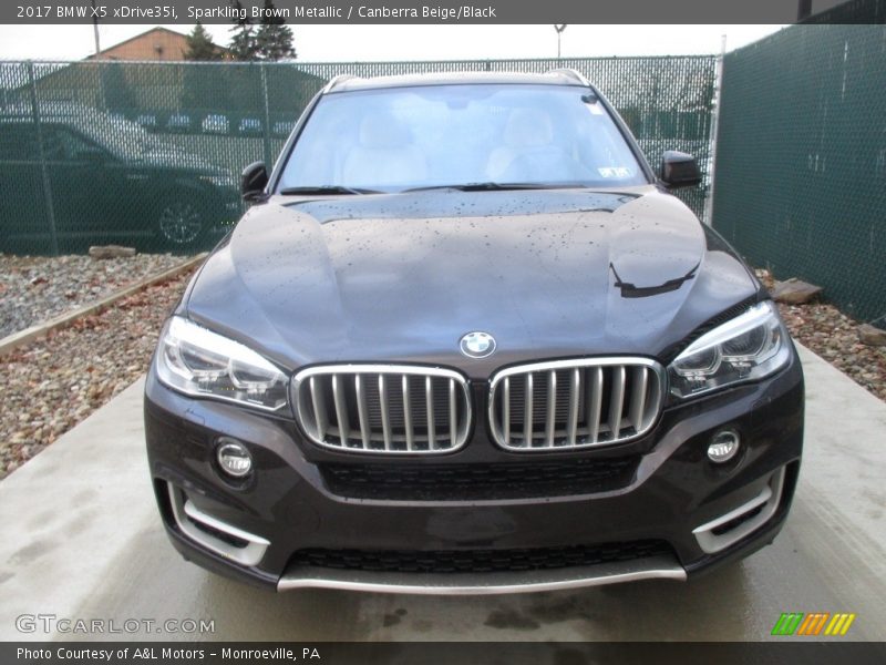 Sparkling Brown Metallic / Canberra Beige/Black 2017 BMW X5 xDrive35i