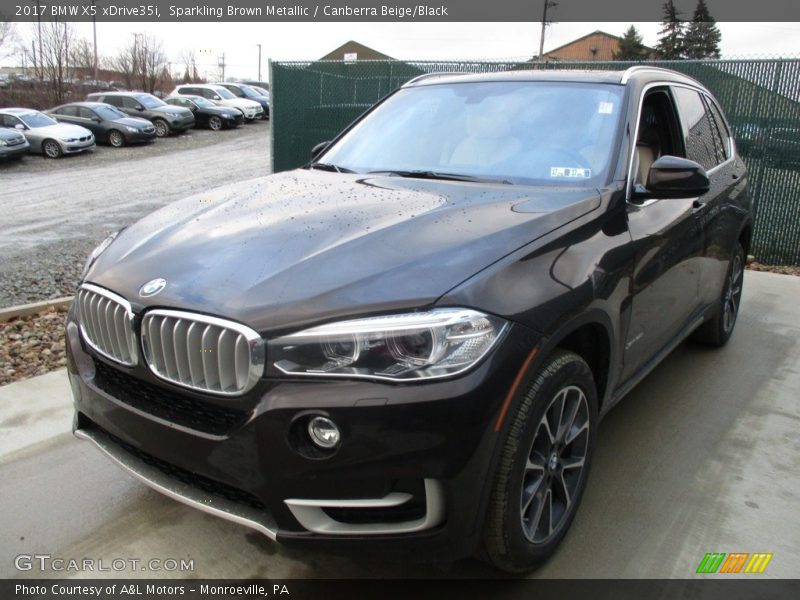 Sparkling Brown Metallic / Canberra Beige/Black 2017 BMW X5 xDrive35i