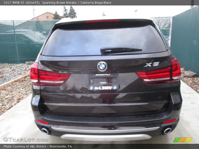 Sparkling Brown Metallic / Canberra Beige/Black 2017 BMW X5 xDrive35i