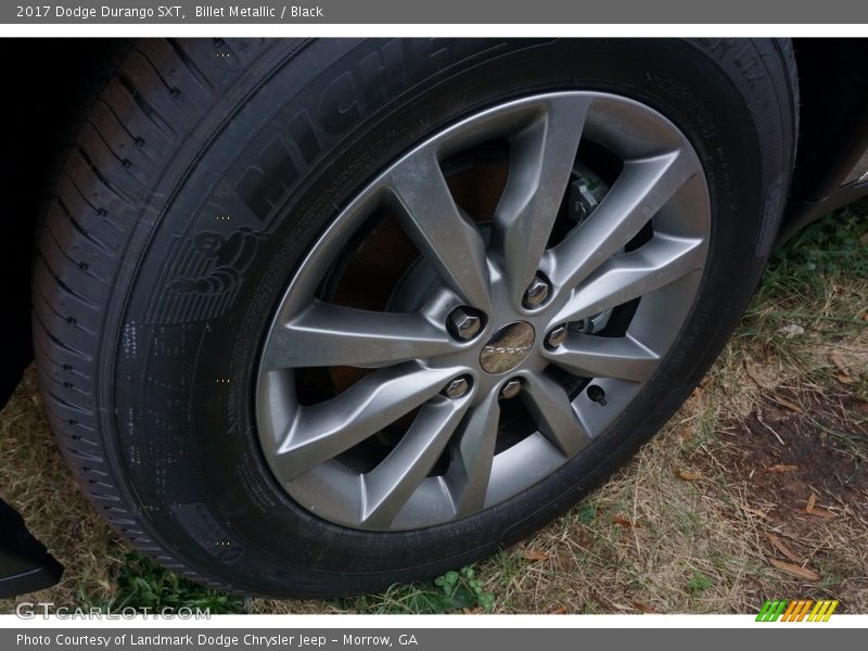 Billet Metallic / Black 2017 Dodge Durango SXT