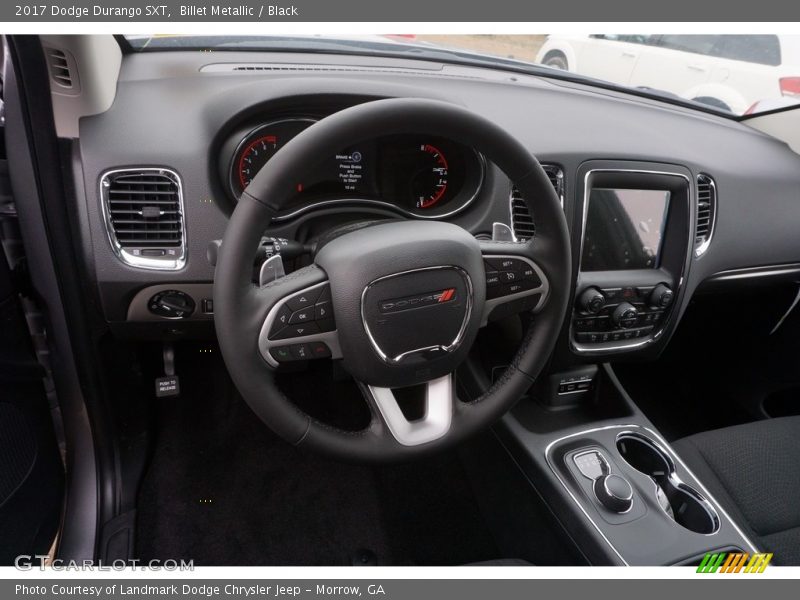Billet Metallic / Black 2017 Dodge Durango SXT