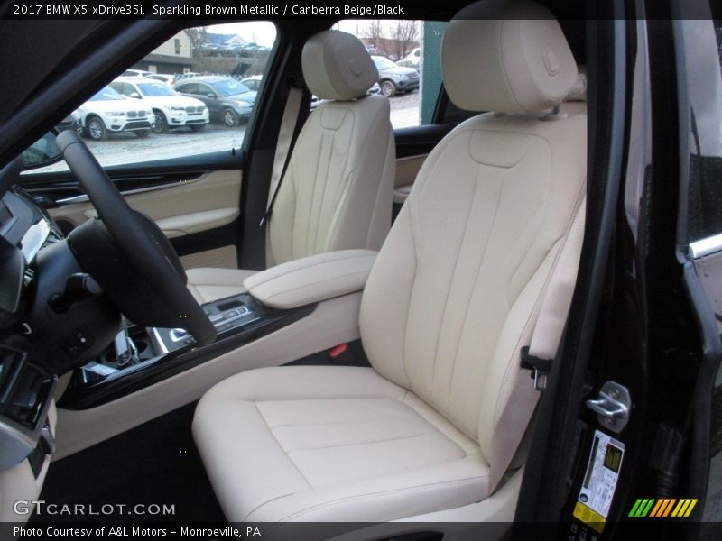 Sparkling Brown Metallic / Canberra Beige/Black 2017 BMW X5 xDrive35i