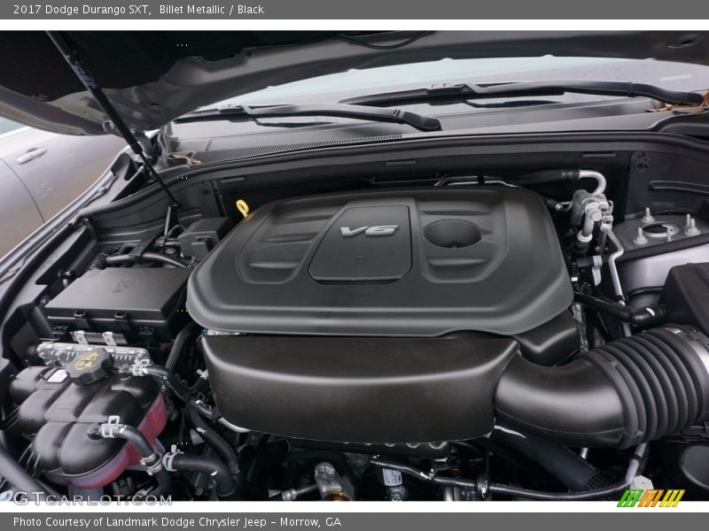 Billet Metallic / Black 2017 Dodge Durango SXT