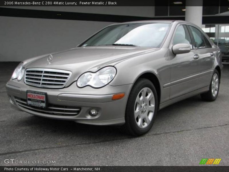 Pewter Metallic / Black 2006 Mercedes-Benz C 280 4Matic Luxury
