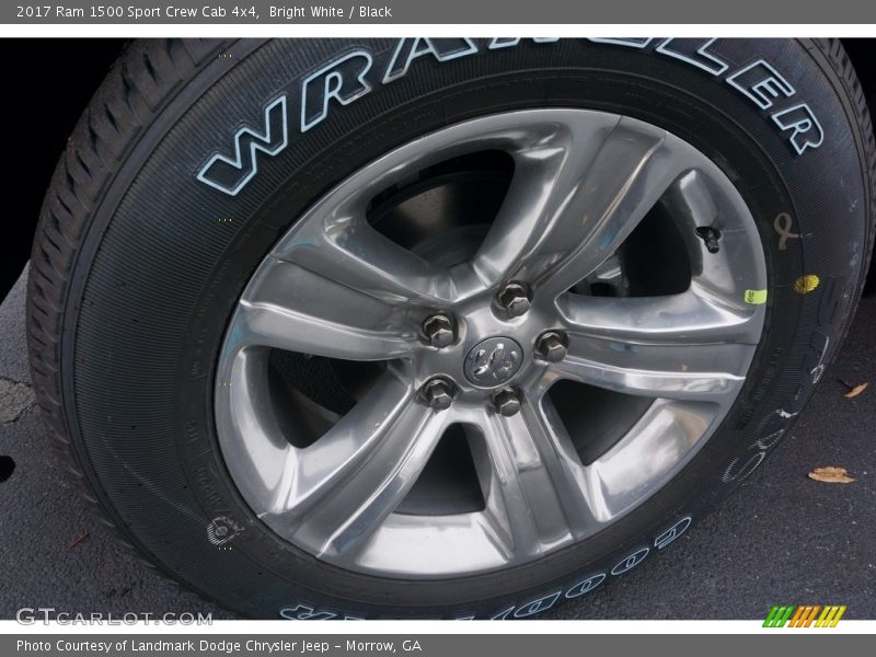 Bright White / Black 2017 Ram 1500 Sport Crew Cab 4x4