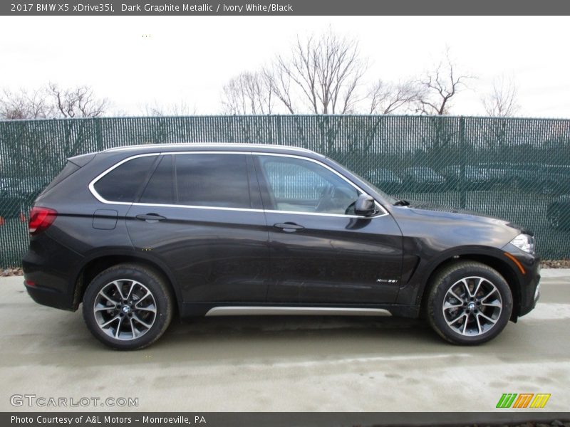 Dark Graphite Metallic / Ivory White/Black 2017 BMW X5 xDrive35i