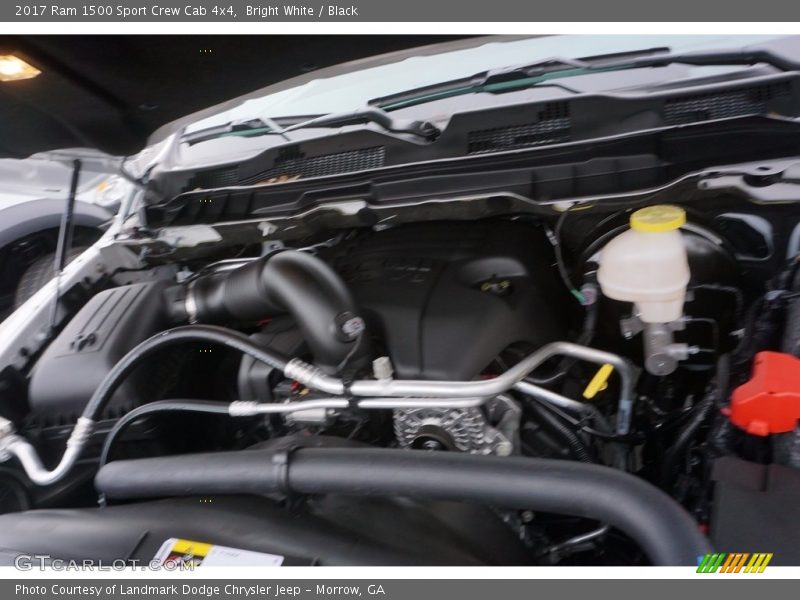 Bright White / Black 2017 Ram 1500 Sport Crew Cab 4x4
