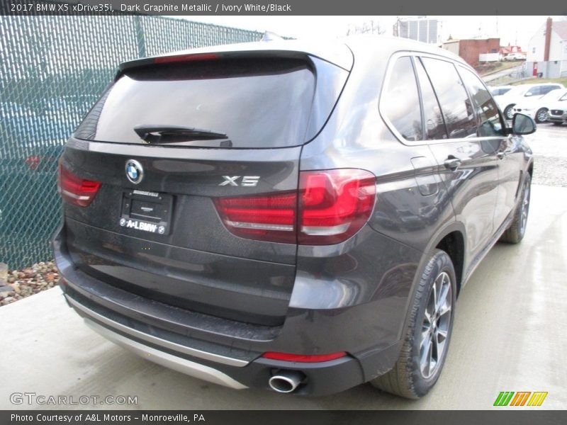 Dark Graphite Metallic / Ivory White/Black 2017 BMW X5 xDrive35i