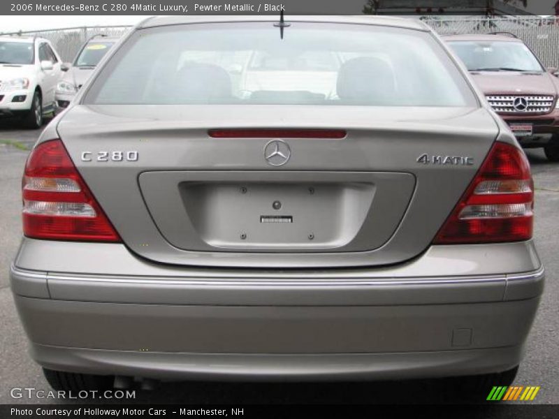 Pewter Metallic / Black 2006 Mercedes-Benz C 280 4Matic Luxury
