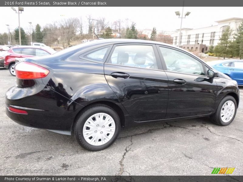 Shadow Black / Charcoal Black 2016 Ford Fiesta S Sedan