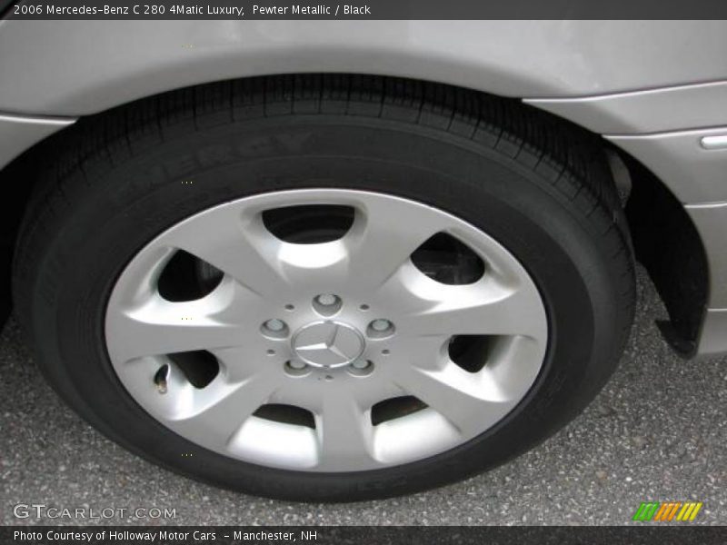 Pewter Metallic / Black 2006 Mercedes-Benz C 280 4Matic Luxury