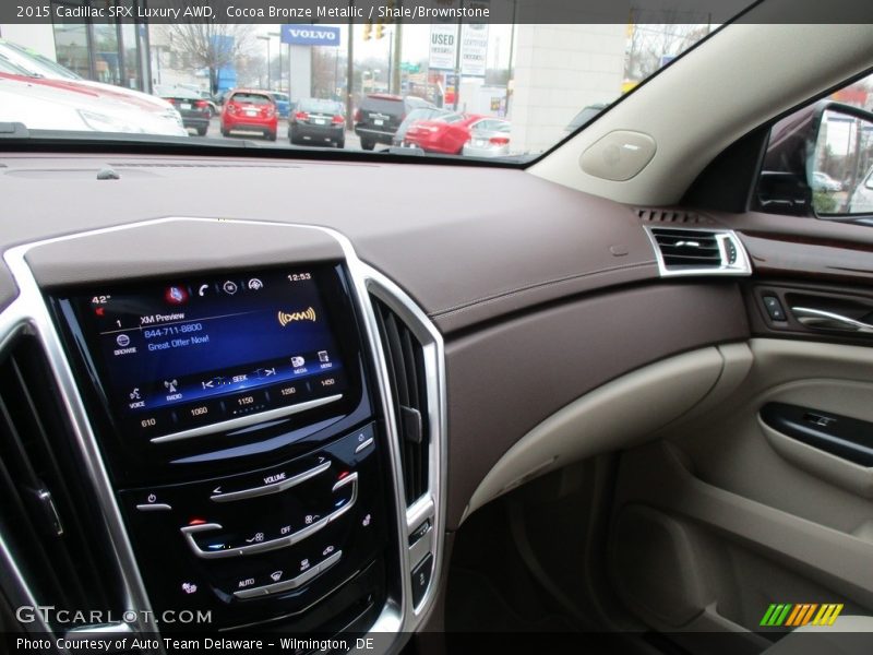 Cocoa Bronze Metallic / Shale/Brownstone 2015 Cadillac SRX Luxury AWD