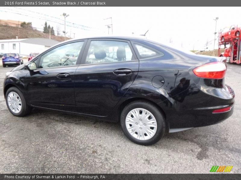 Shadow Black / Charcoal Black 2016 Ford Fiesta S Sedan