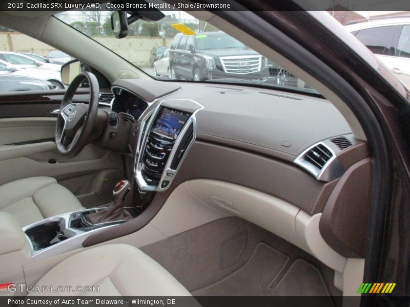Cocoa Bronze Metallic / Shale/Brownstone 2015 Cadillac SRX Luxury AWD