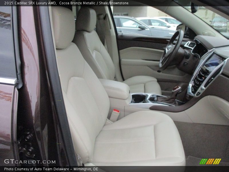 Cocoa Bronze Metallic / Shale/Brownstone 2015 Cadillac SRX Luxury AWD